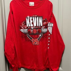 Disney Red Graphic Tee with Bold Design